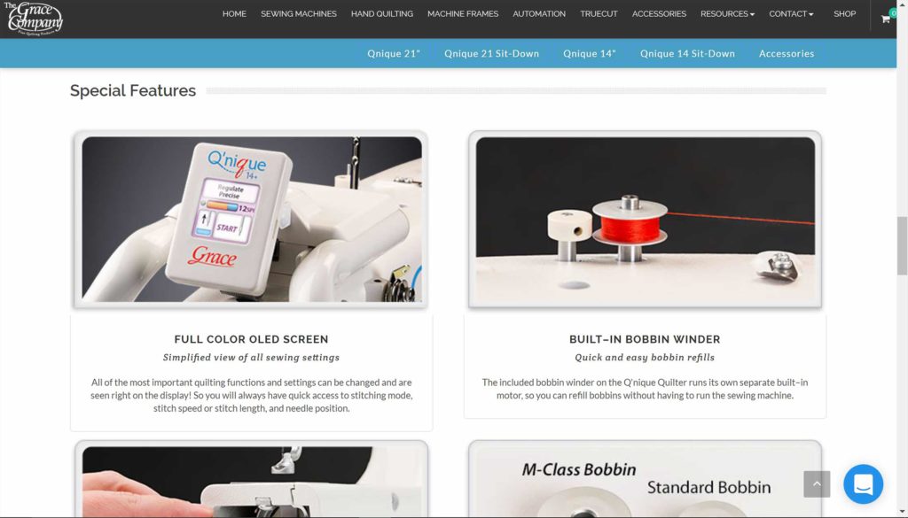 Grace Company responsive website