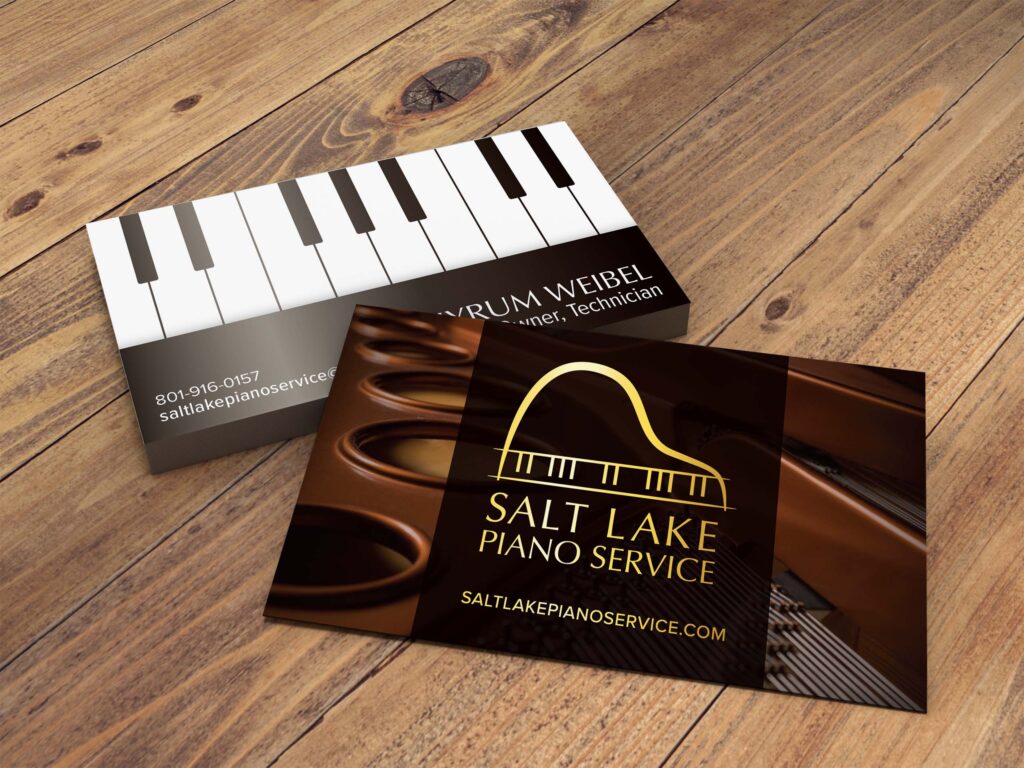 Piano Service Business Cards